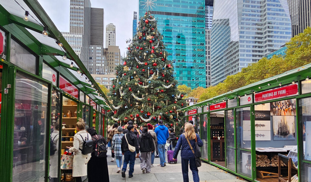 שוק החורף בבריאנט פארק