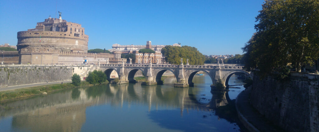 נהר הטיבר וטירת סנט אנג'לו, רומא
