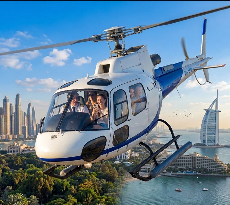 טיסה במסוק, דובאי