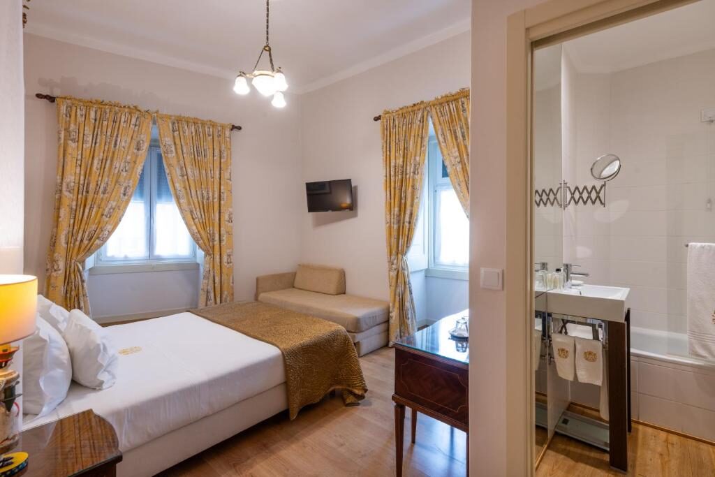 חדר זוגי במלון Casa de São Mamede בליסבון